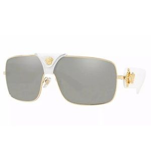VERSACE VE2207QA 10026G white gold aviators